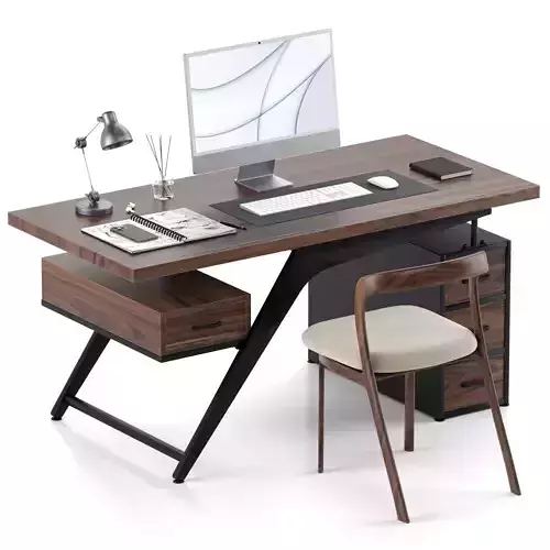 Apple Imac Home Office Work Place Set