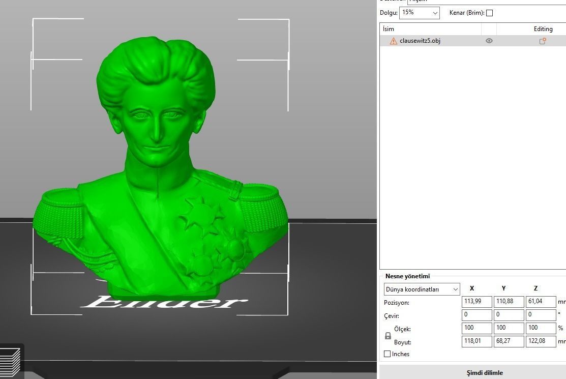 Carl von Clausewitz 3D print model_5