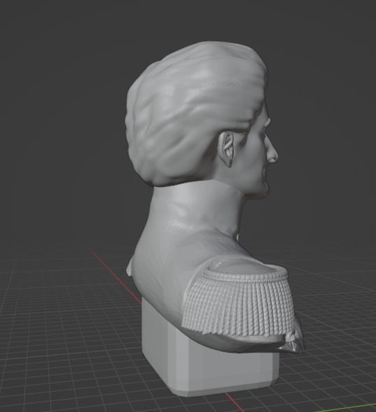 Carl von Clausewitz 3D print model_2