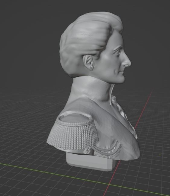 Carl von Clausewitz 3D print model_4