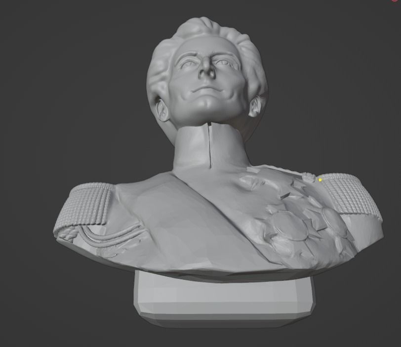 Carl von Clausewitz 3D print model_6