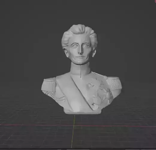 Carl von Clausewitz 3D print model