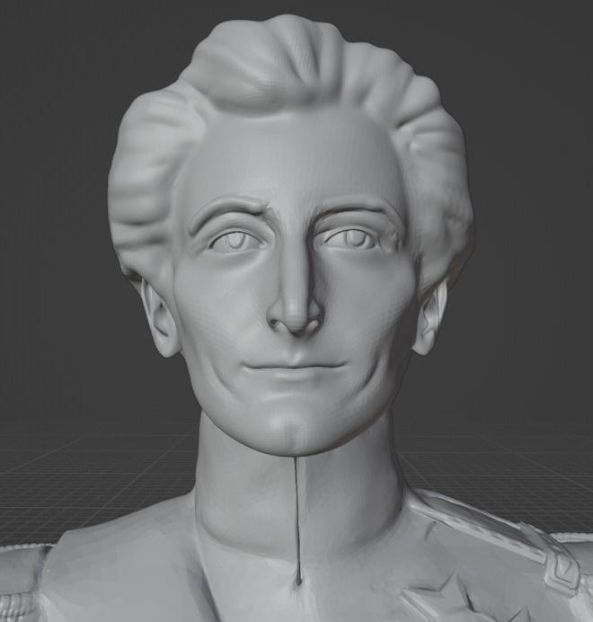 Carl von Clausewitz 3D print model_9