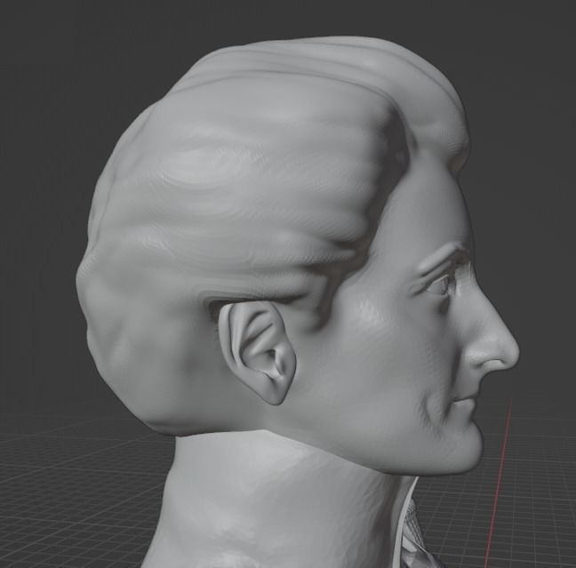Carl von Clausewitz 3D print model_15