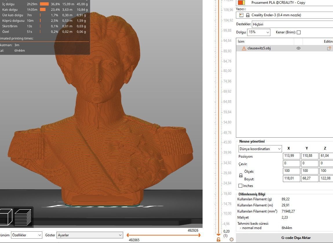 Carl von Clausewitz 3D print model_19
