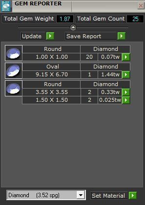 Blue and white diamond ring 3568 3D print model 3D print model_8