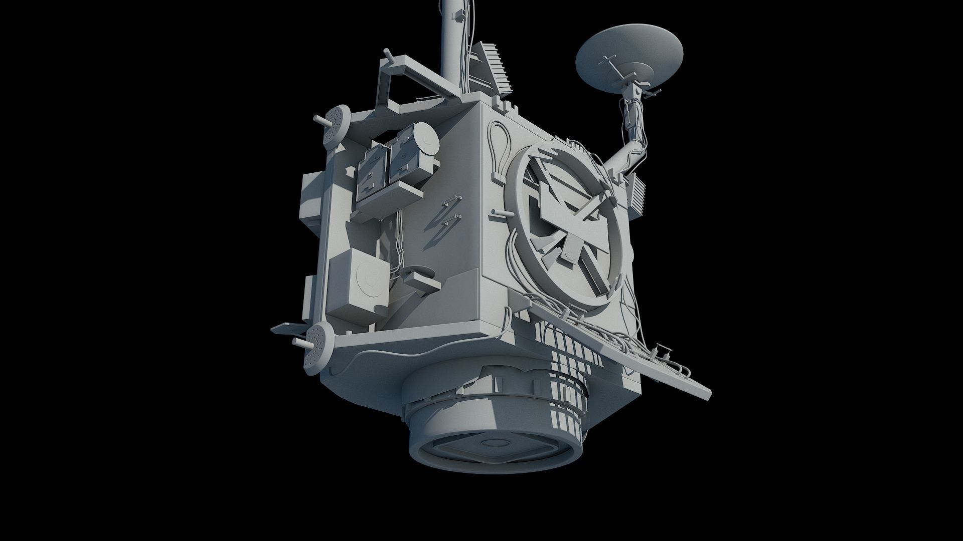 High quality 3D Model ISS Z1 Truss 3D model_10