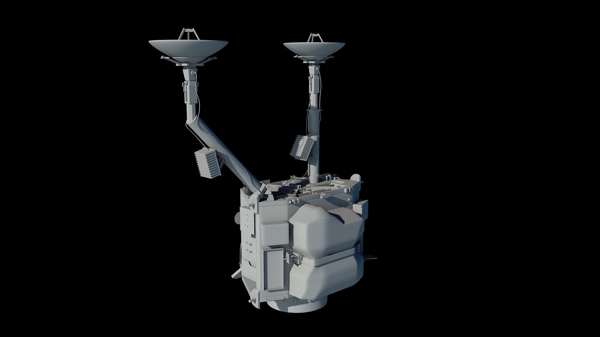 High quality 3D Model ISS Z1 Truss 3D model_4