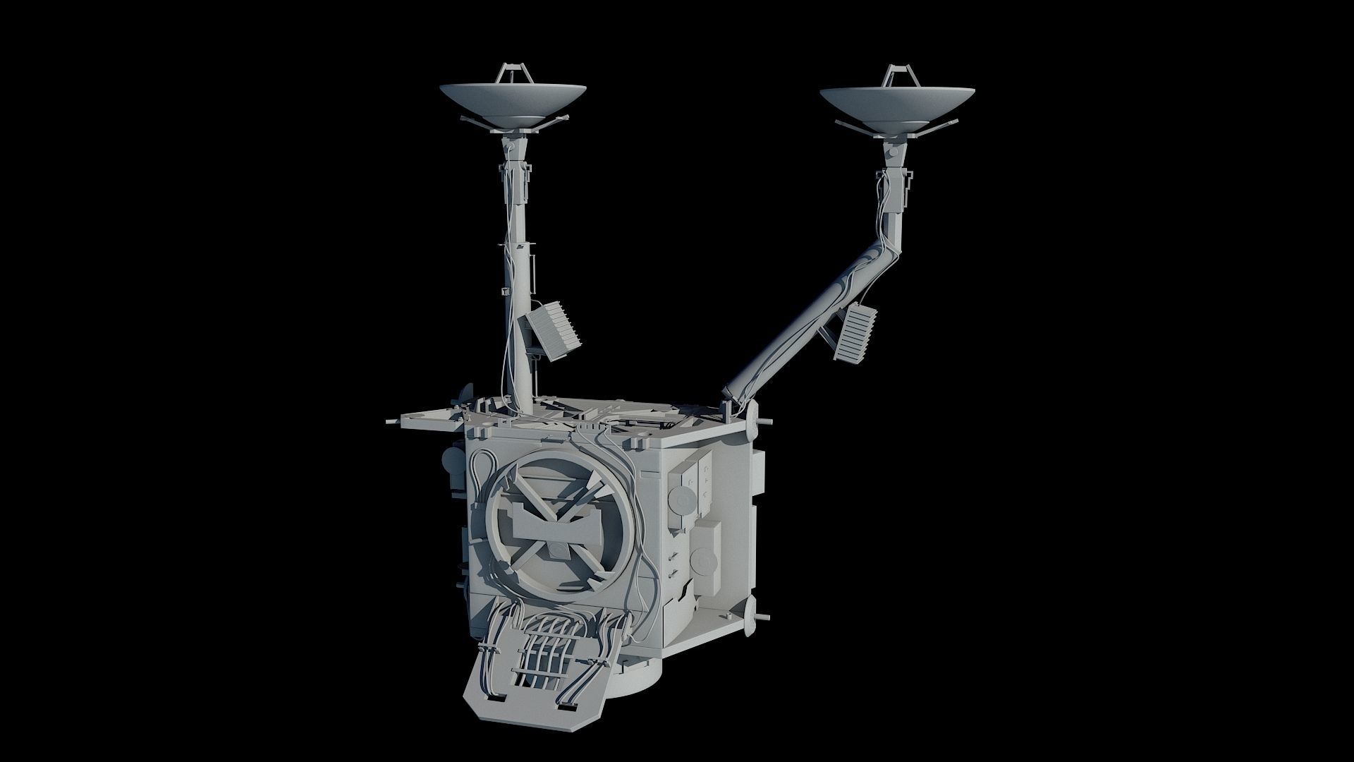 High quality 3D Model ISS Z1 Truss 3D model_6