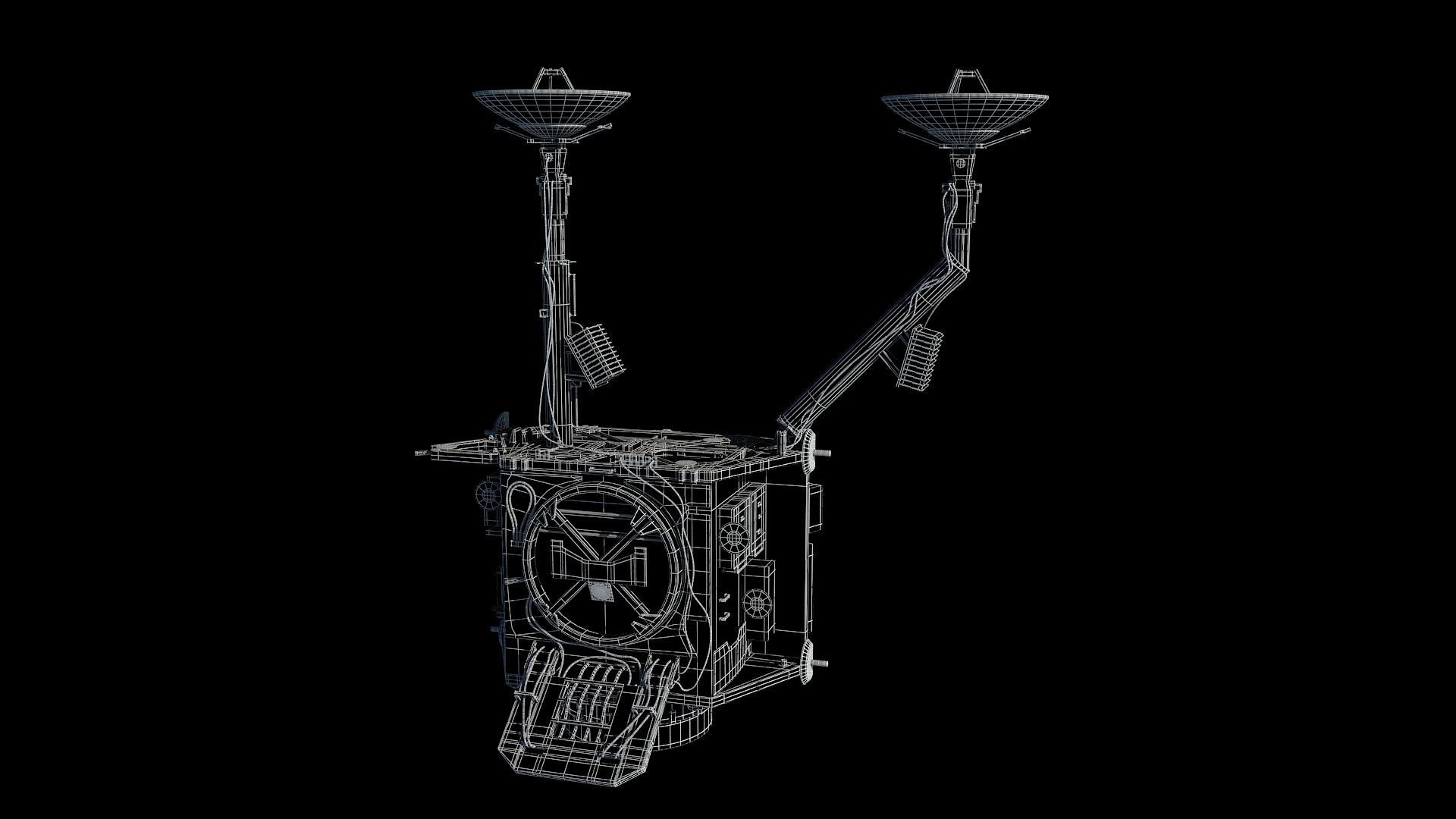 High quality 3D Model ISS Z1 Truss 3D model_7