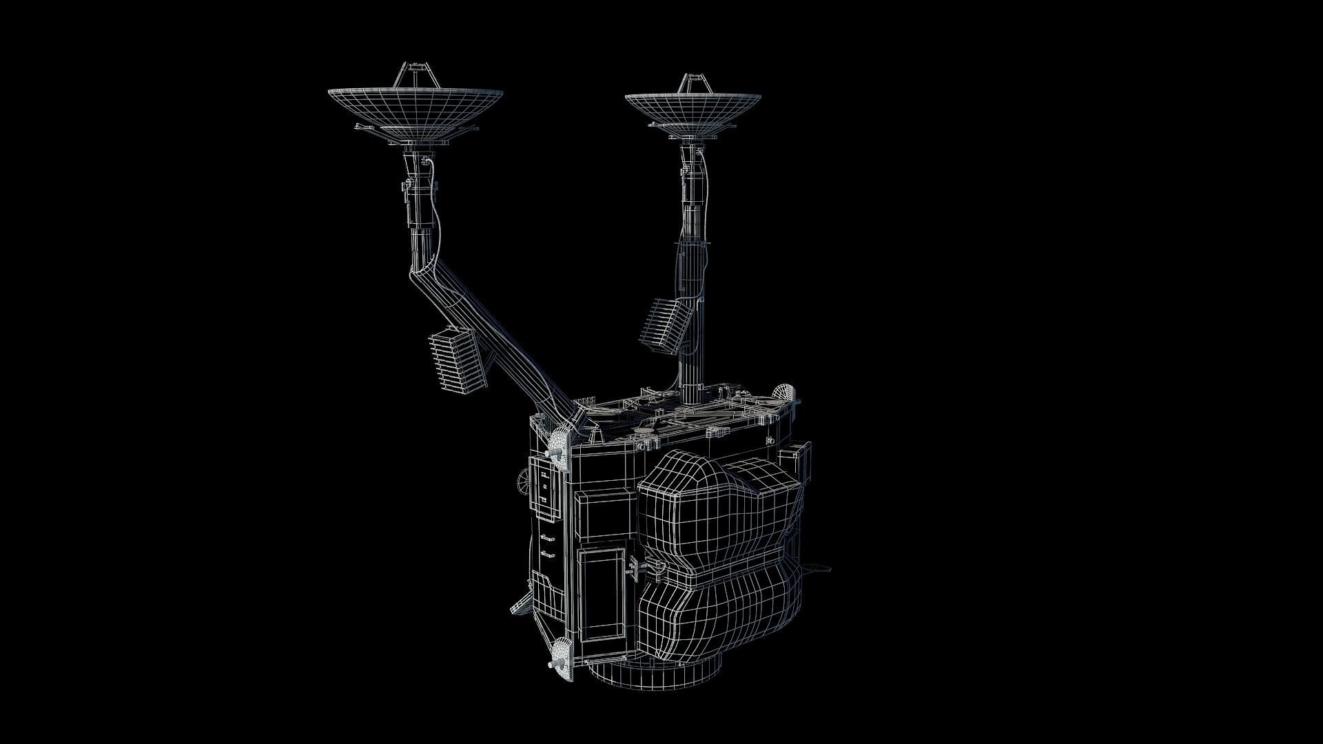 High quality 3D Model ISS Z1 Truss 3D model_5