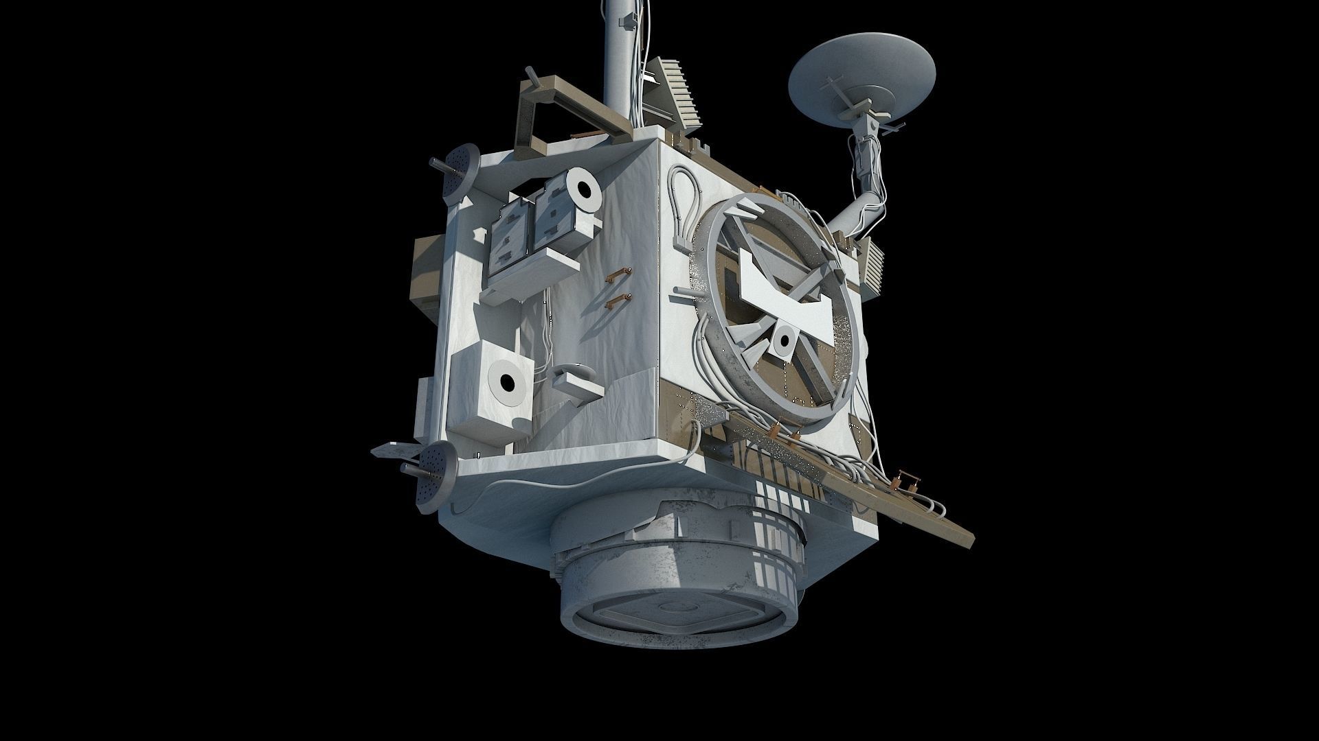 High quality 3D Model ISS Z1 Truss 3D model_3