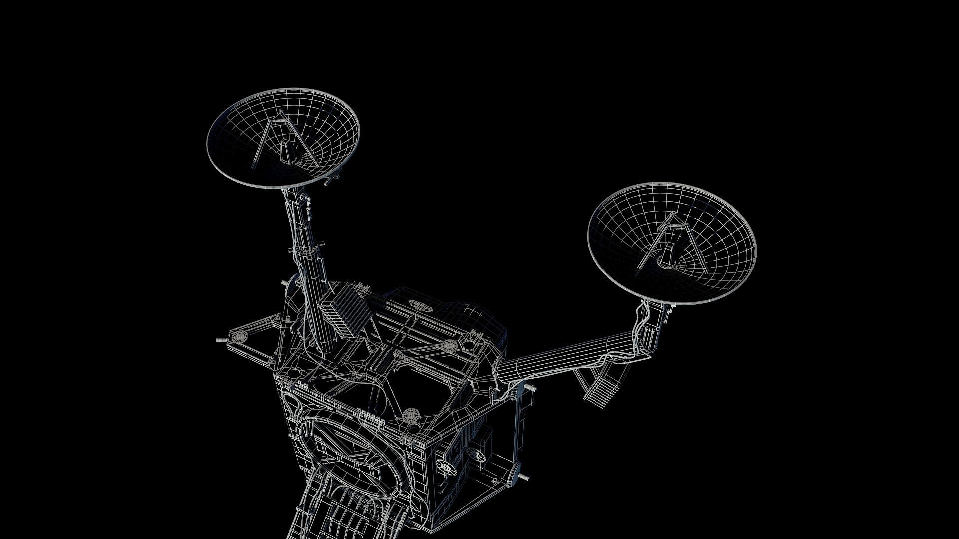 High quality 3D Model ISS Z1 Truss 3D model_9