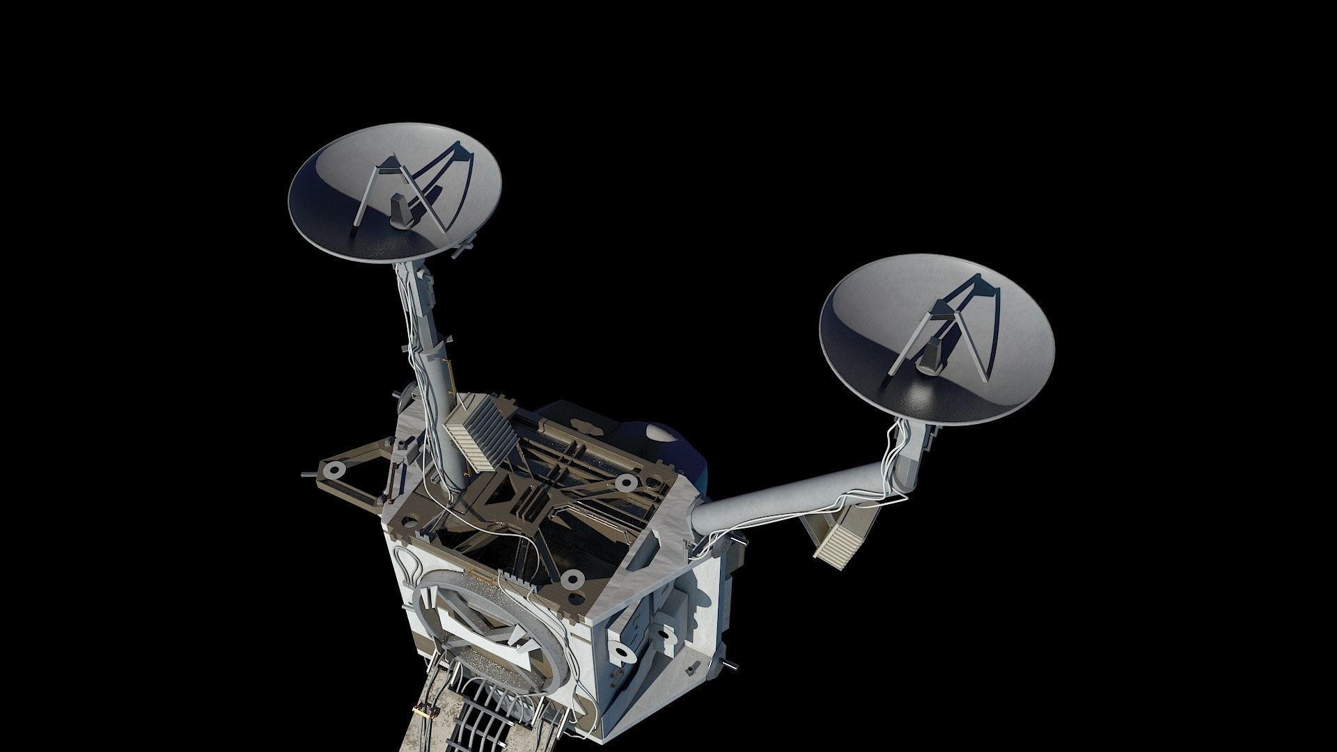 High quality 3D Model ISS Z1 Truss 3D model_2