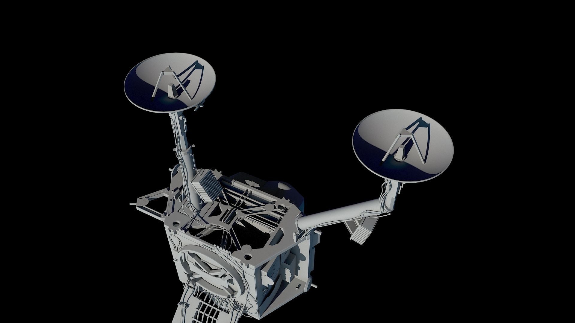 High quality 3D Model ISS Z1 Truss 3D model_8