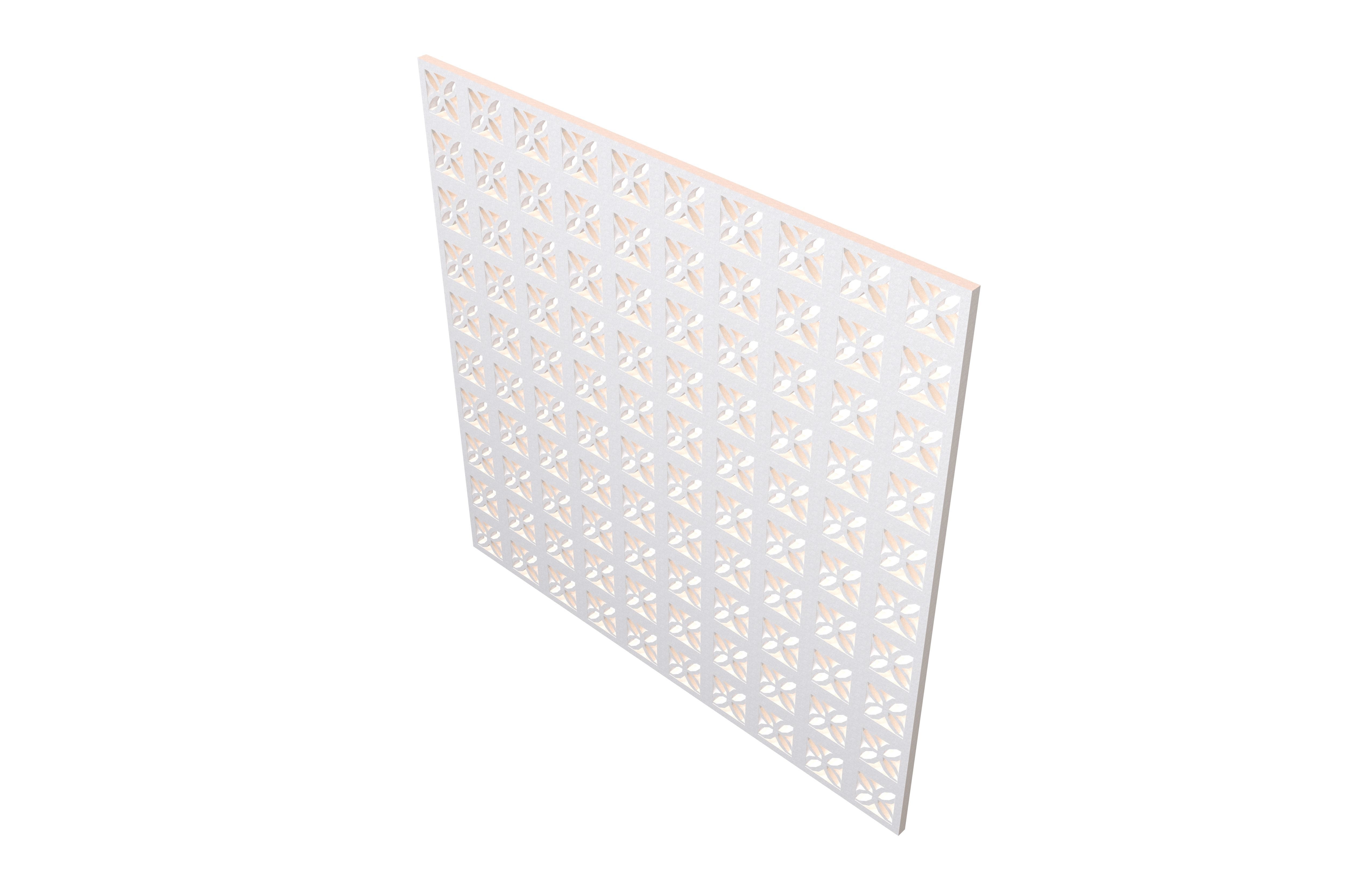 Breeze Block Wall V3 001 Low-poly 3D model_2