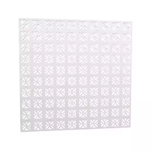 Breeze Block Wall V3 001 Low-poly 3D model