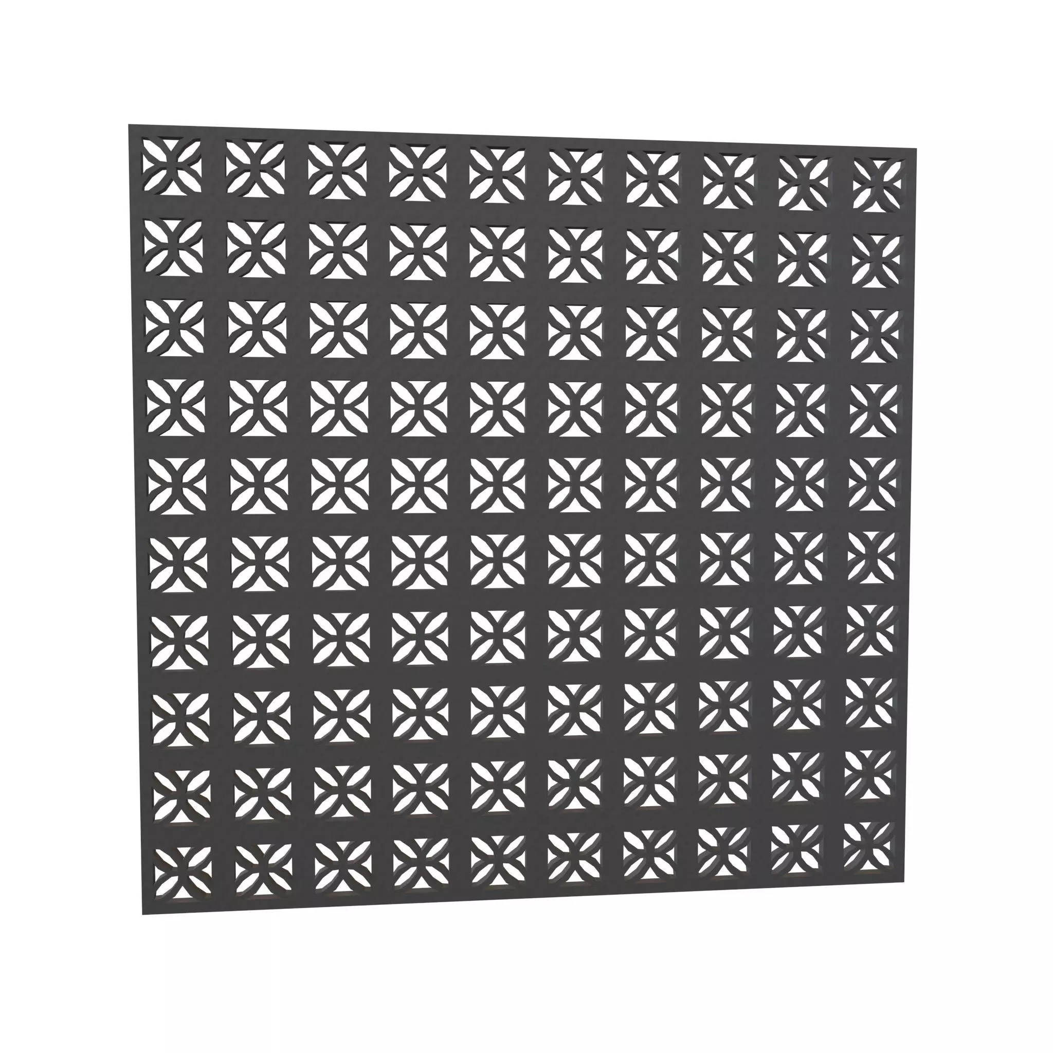 Breeze Block Wall V3 002 Low-poly 3D model