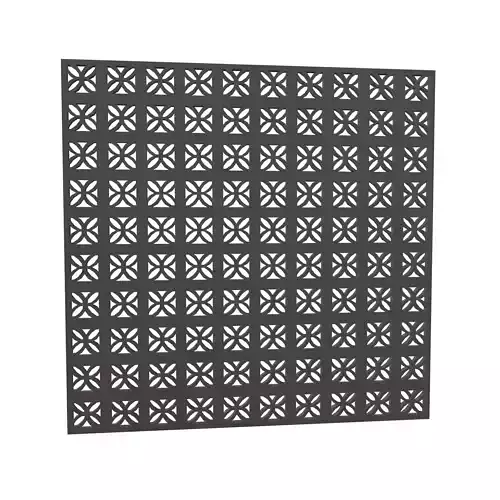 Breeze Block Wall V3 002