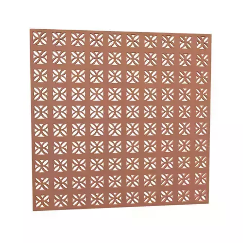 Breeze Block Wall V3 003