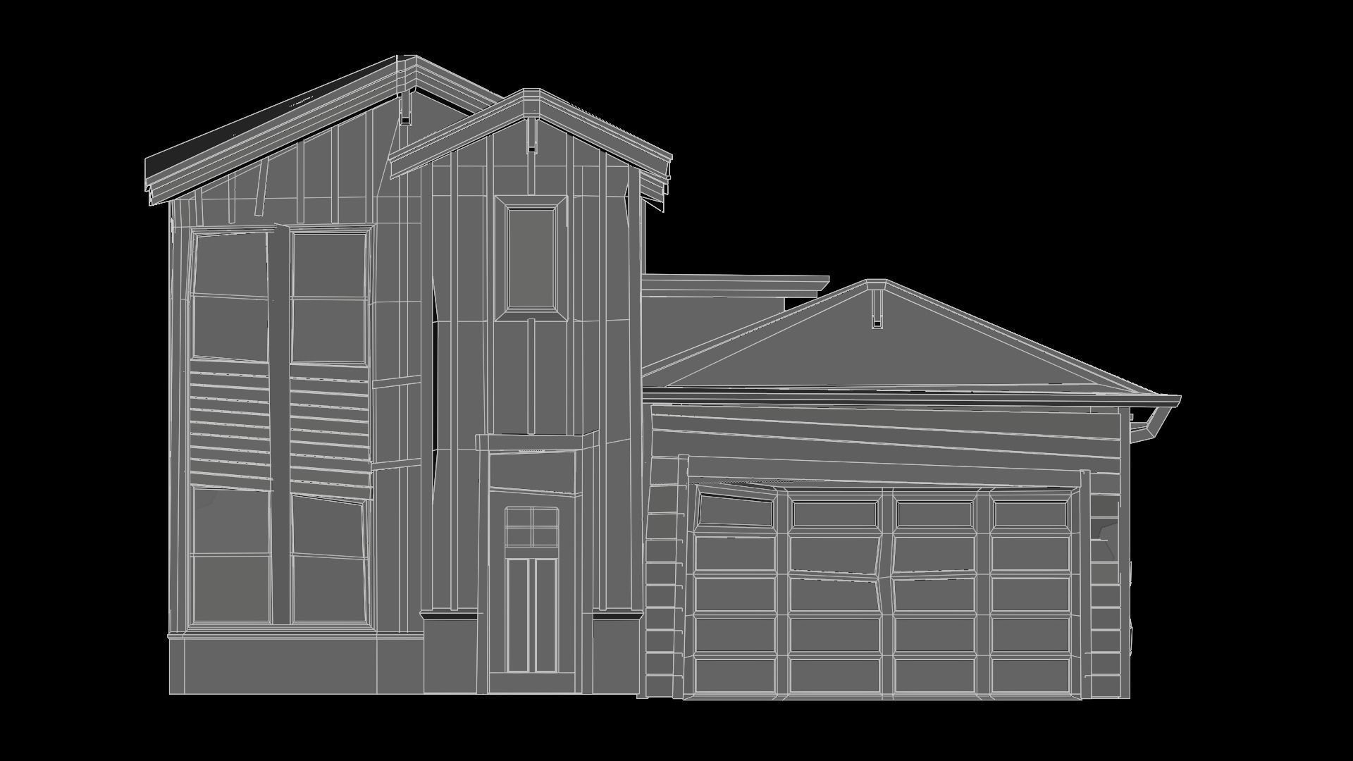 Abandoned old - realistic low poly A-2 Low-poly 3D model_1