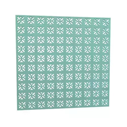 Breeze Block Wall V3 004