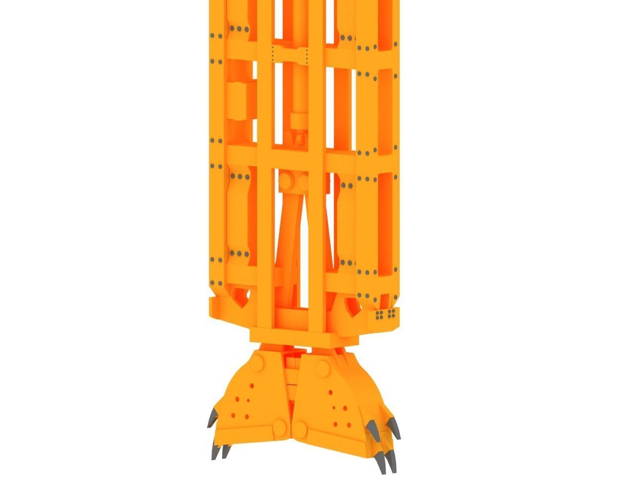 DHG-V Diaphragm Wall Hydraulic Grab 3D model_3