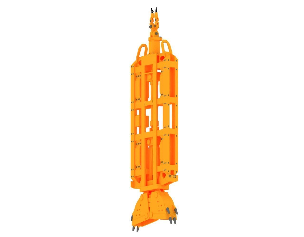 DHG-V Diaphragm Wall Hydraulic Grab 3D model_5
