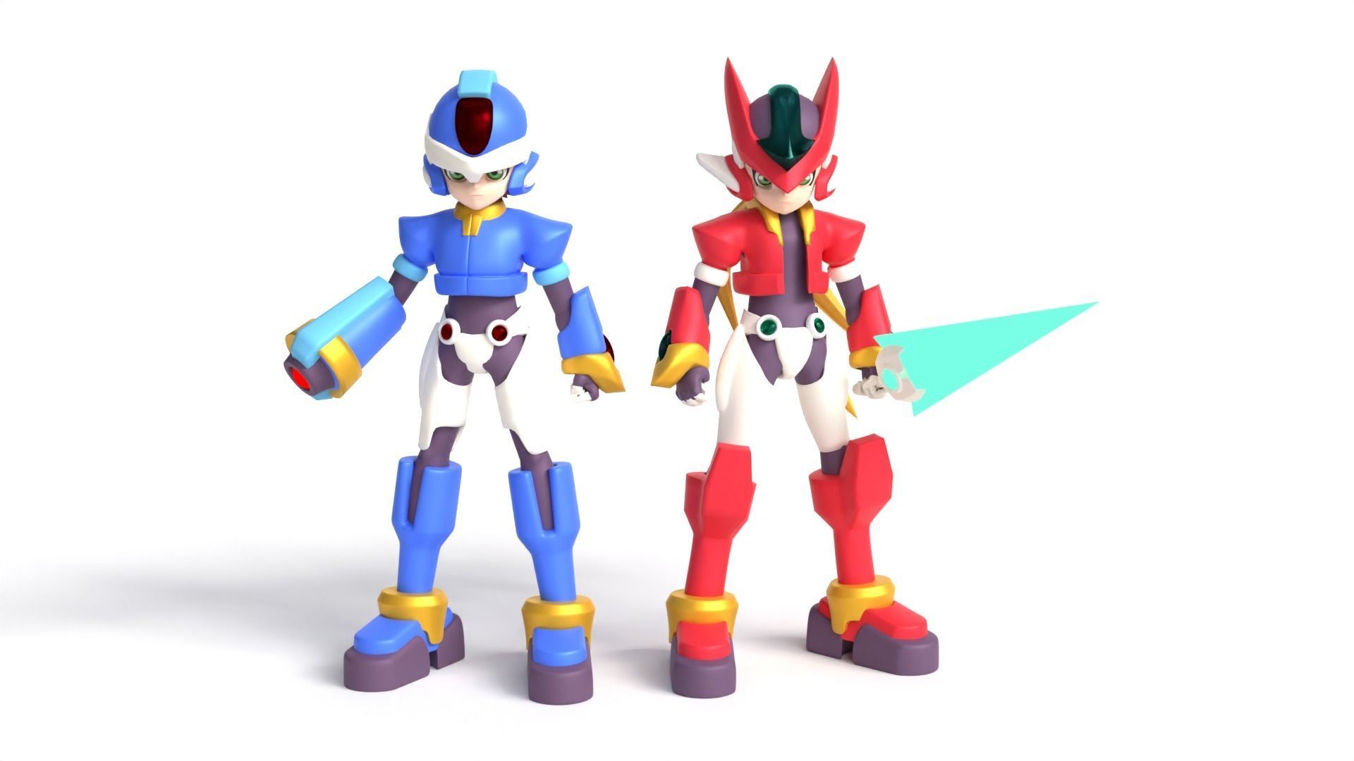 ZX Model - Megaman ZX 3D model_4