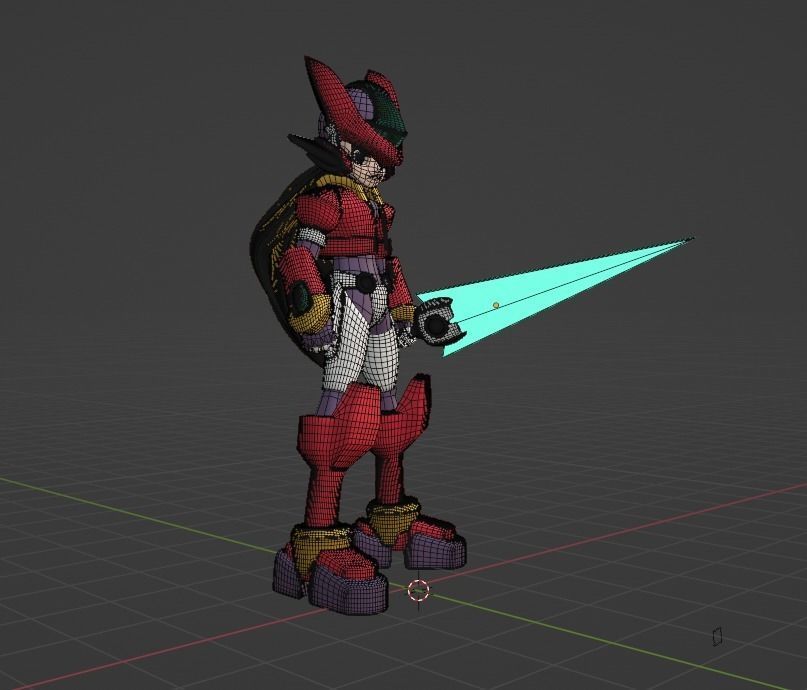 ZX Model - Megaman ZX 3D model_6