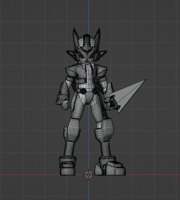 ZX Model - Megaman ZX 3D model_11