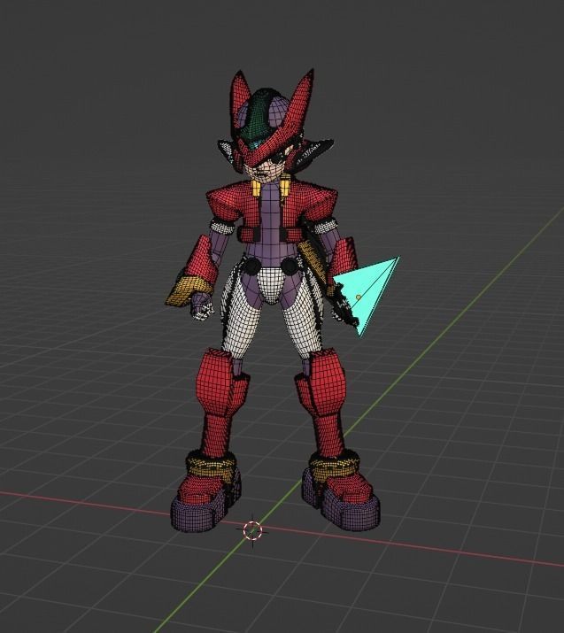 ZX Model - Megaman ZX 3D model_5