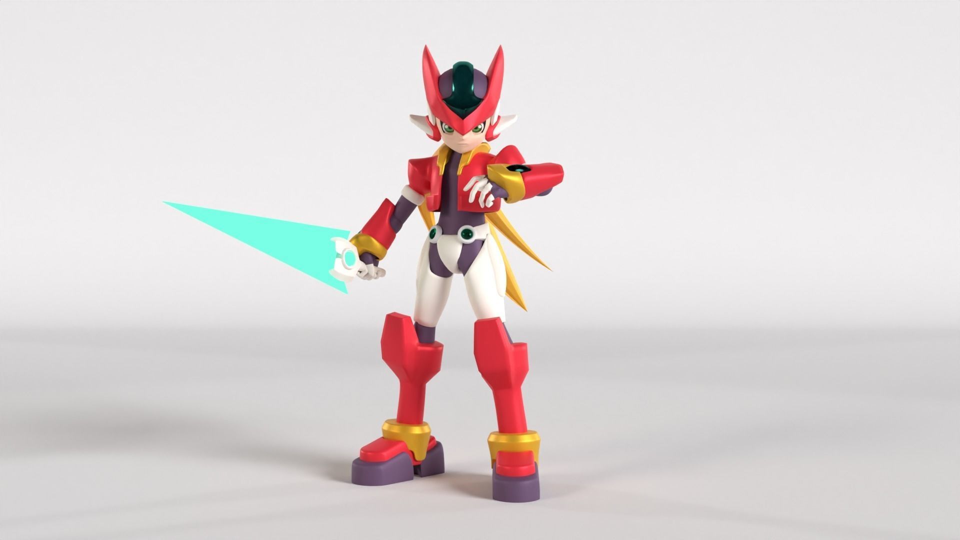 ZX Model - Megaman ZX 3D model_3