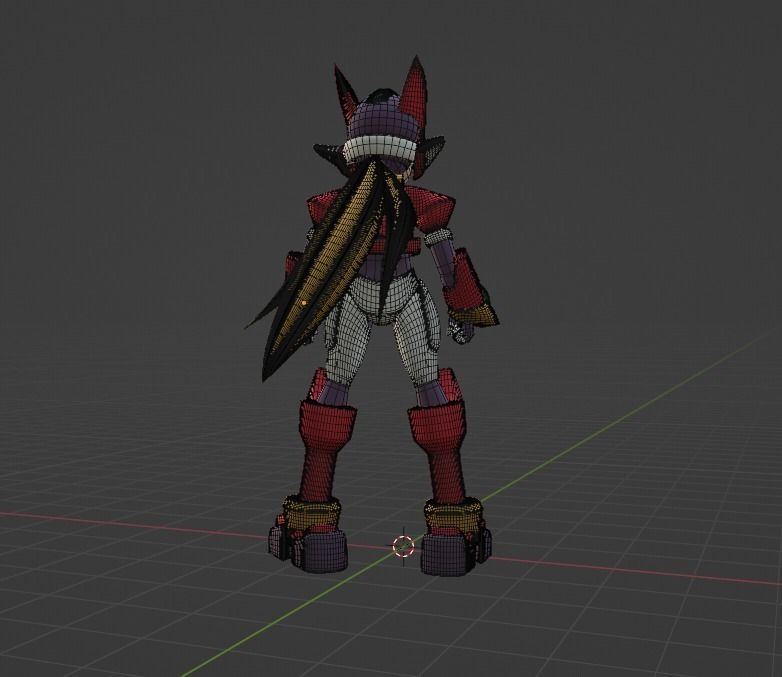 ZX Model - Megaman ZX 3D model_7