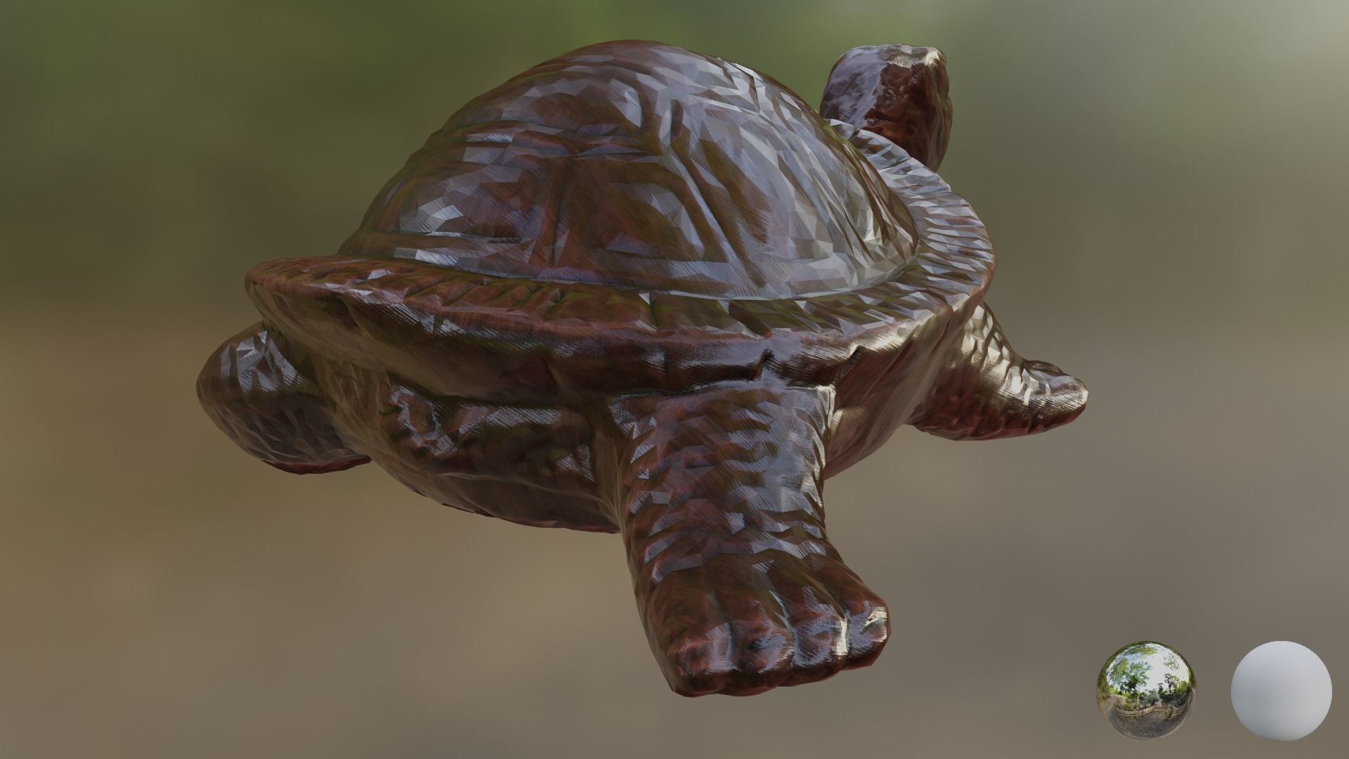 Turtle 01 3D model_6