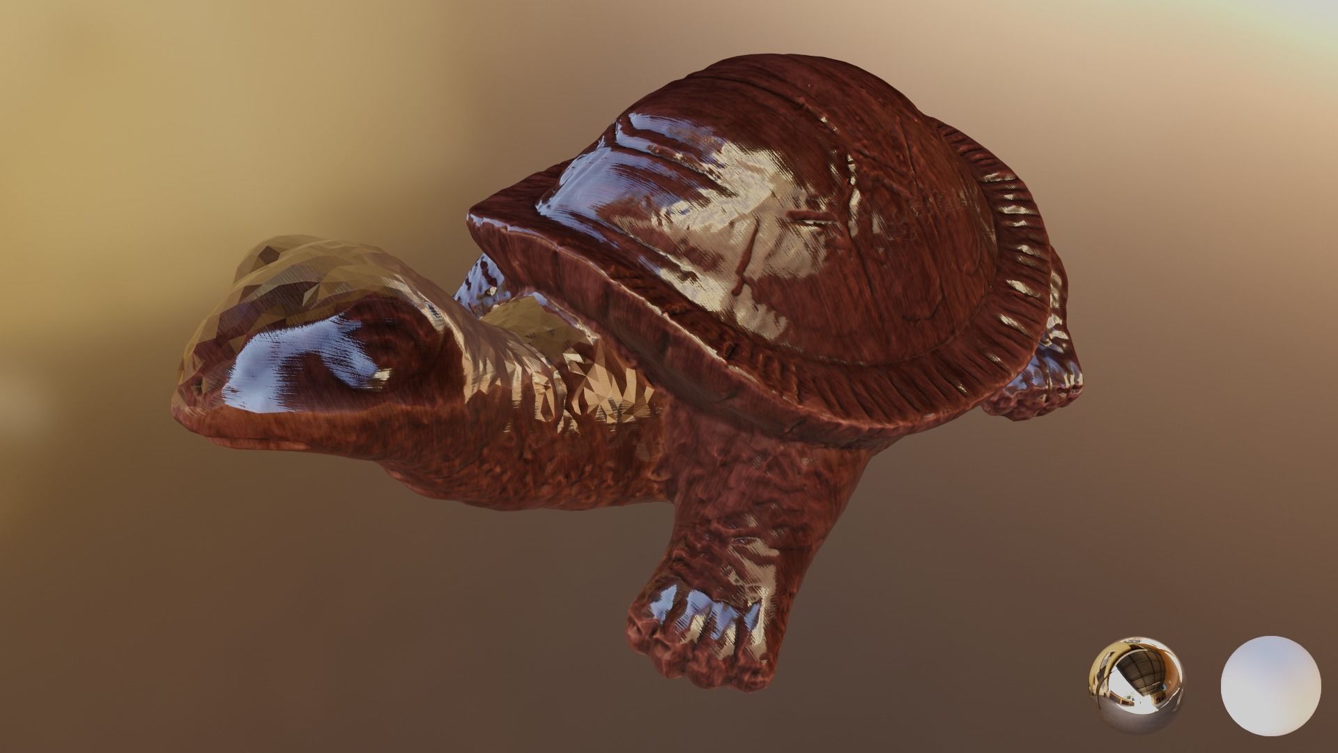 Turtle 01 3D model_1