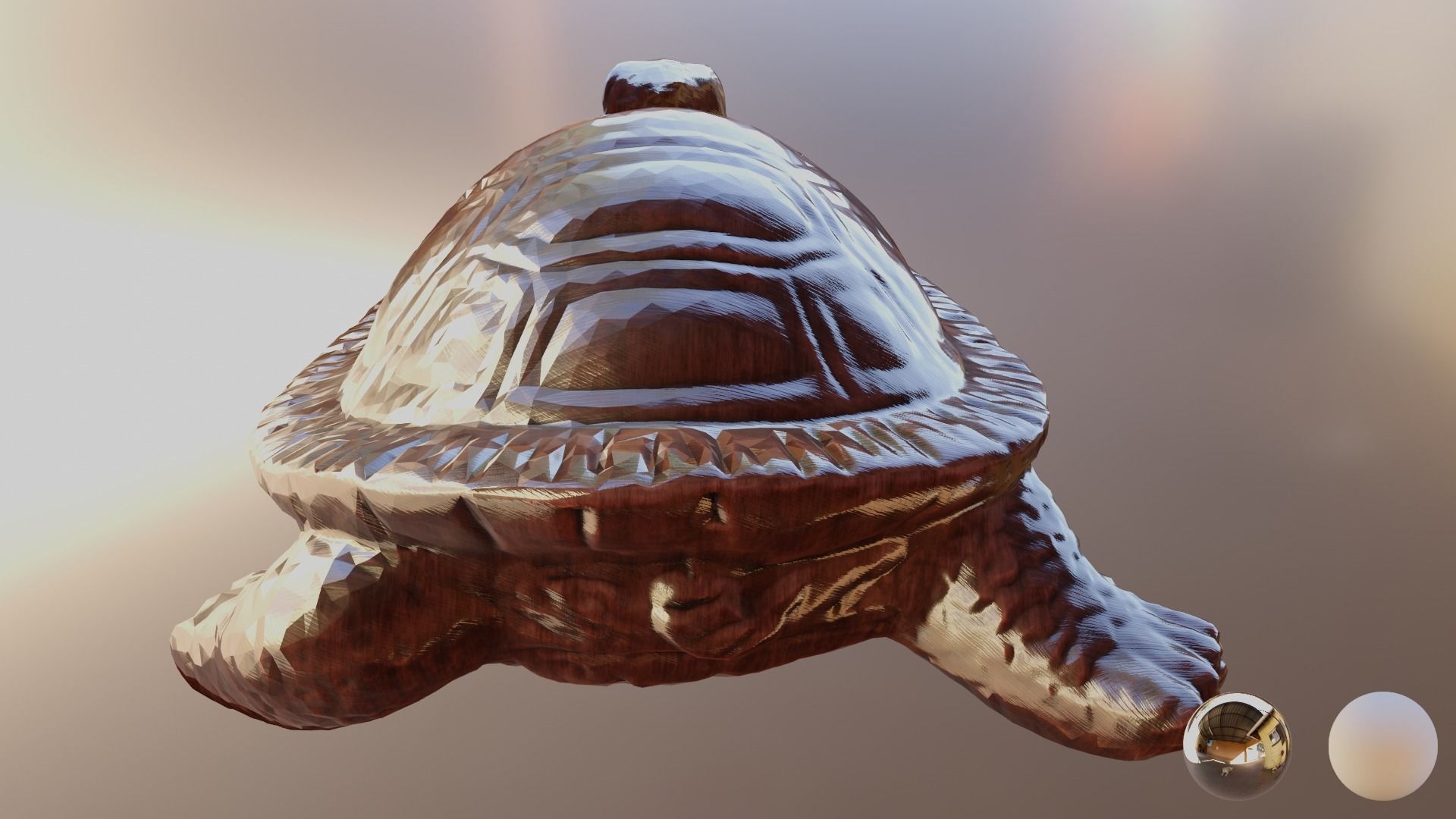 Turtle 01 3D model_3
