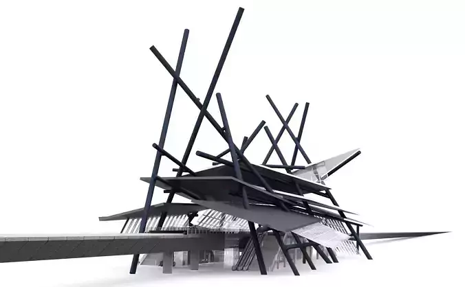 CentrO Station 3D model