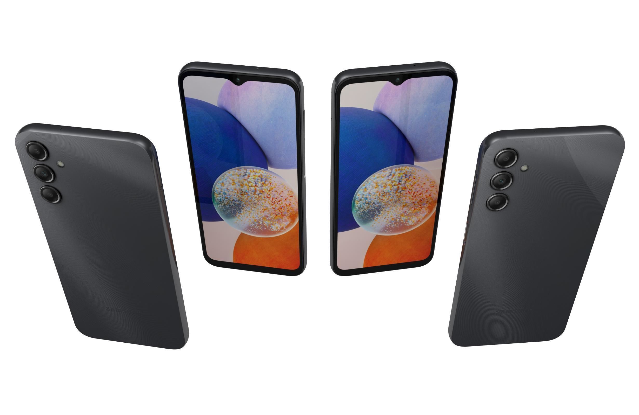 Samsung Galaxy A14 5G Black 3D model_4