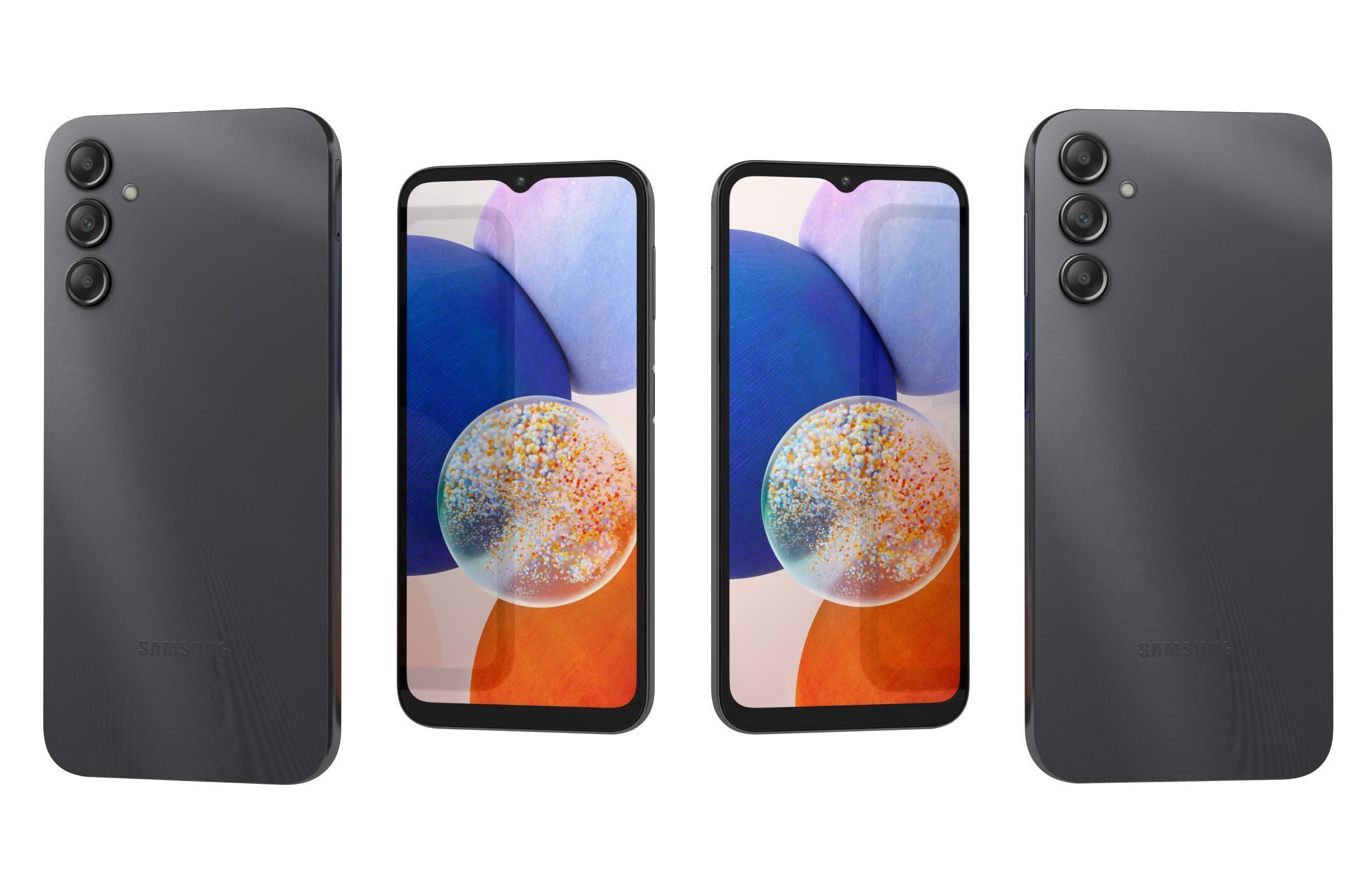 Samsung Galaxy A14 5G Black 3D model_3