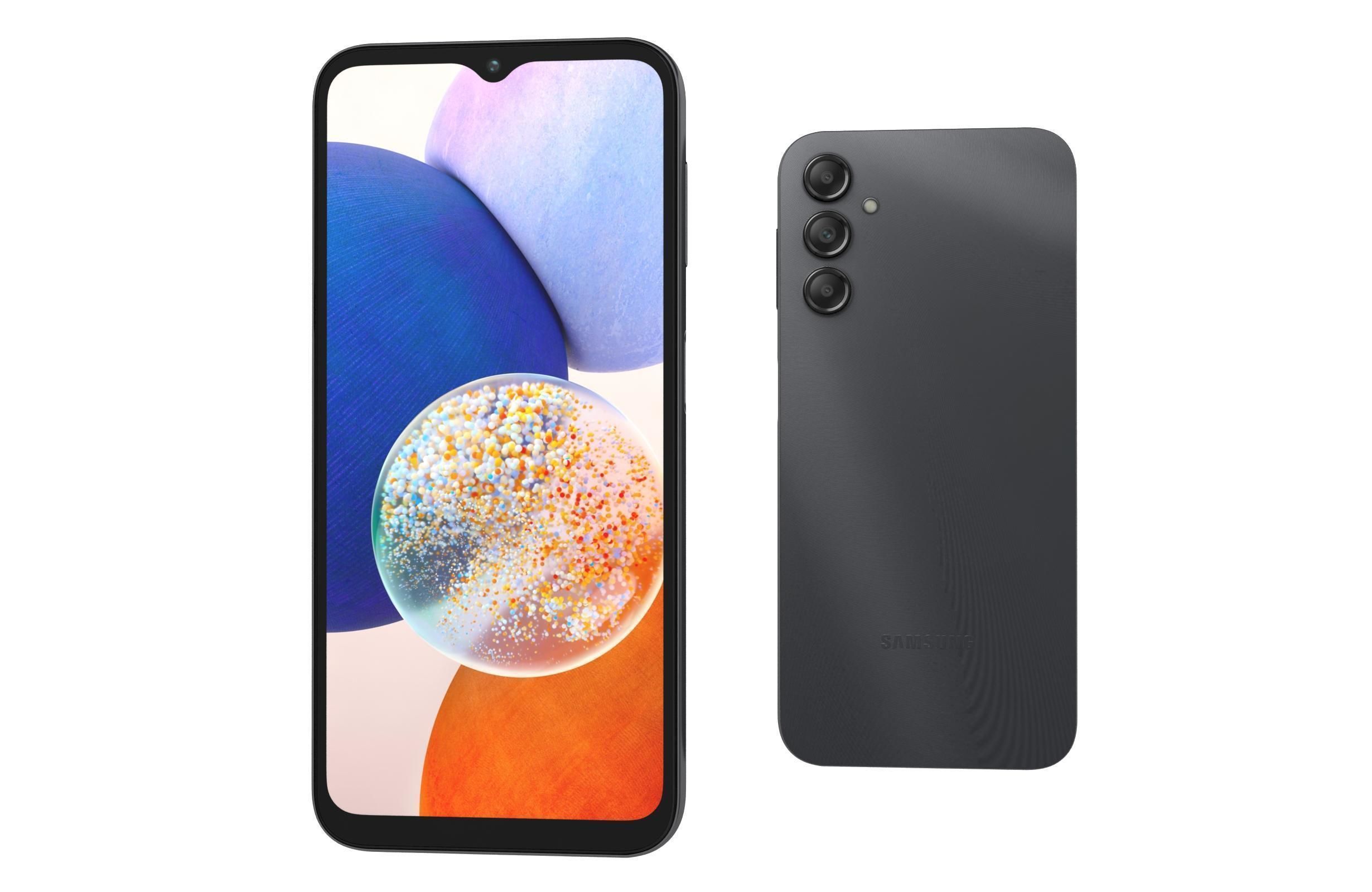 Samsung Galaxy A14 5G Black 3D model_7