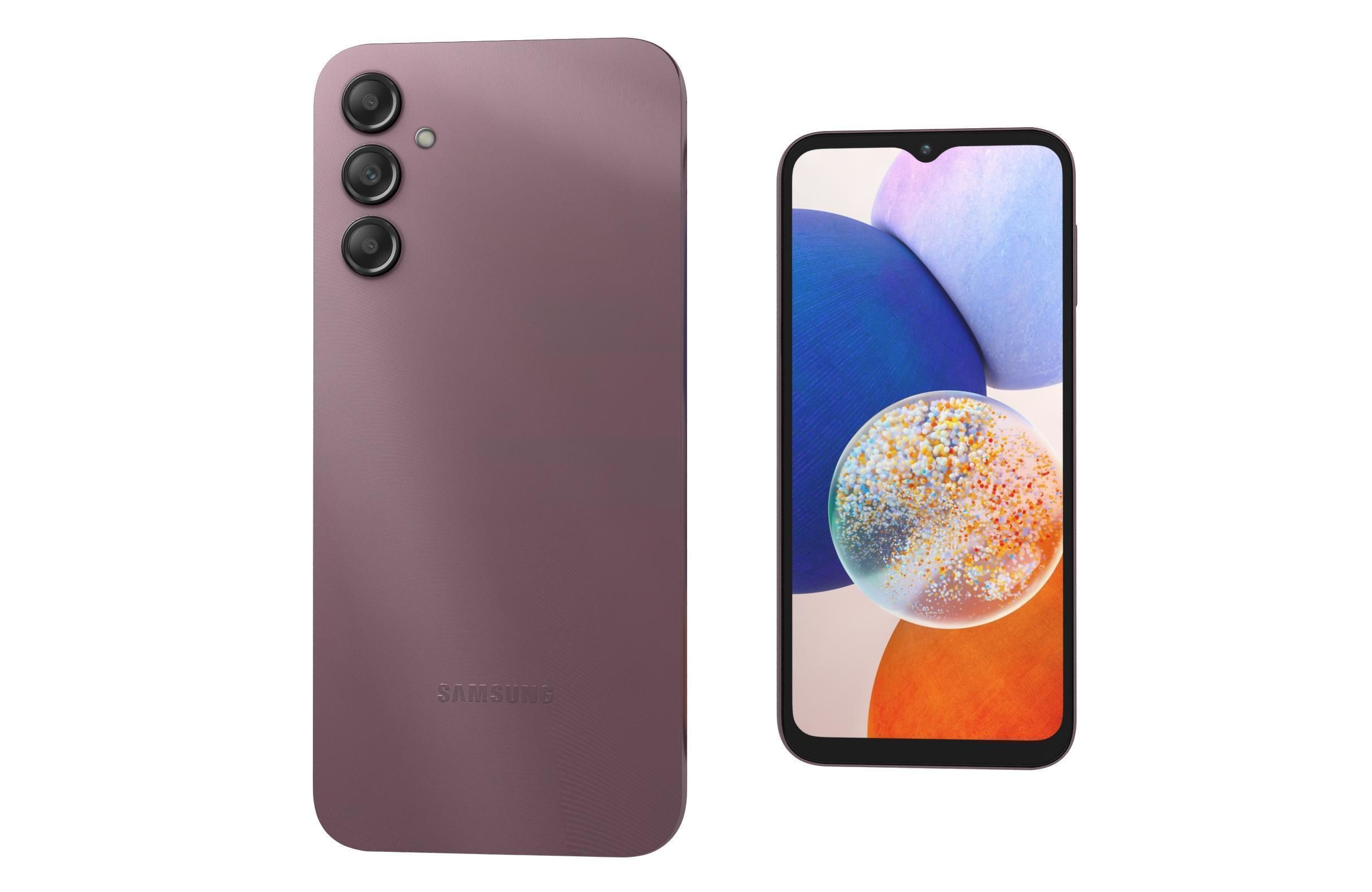 Samsung Galaxy A14 5G Dark Red 3D model_6