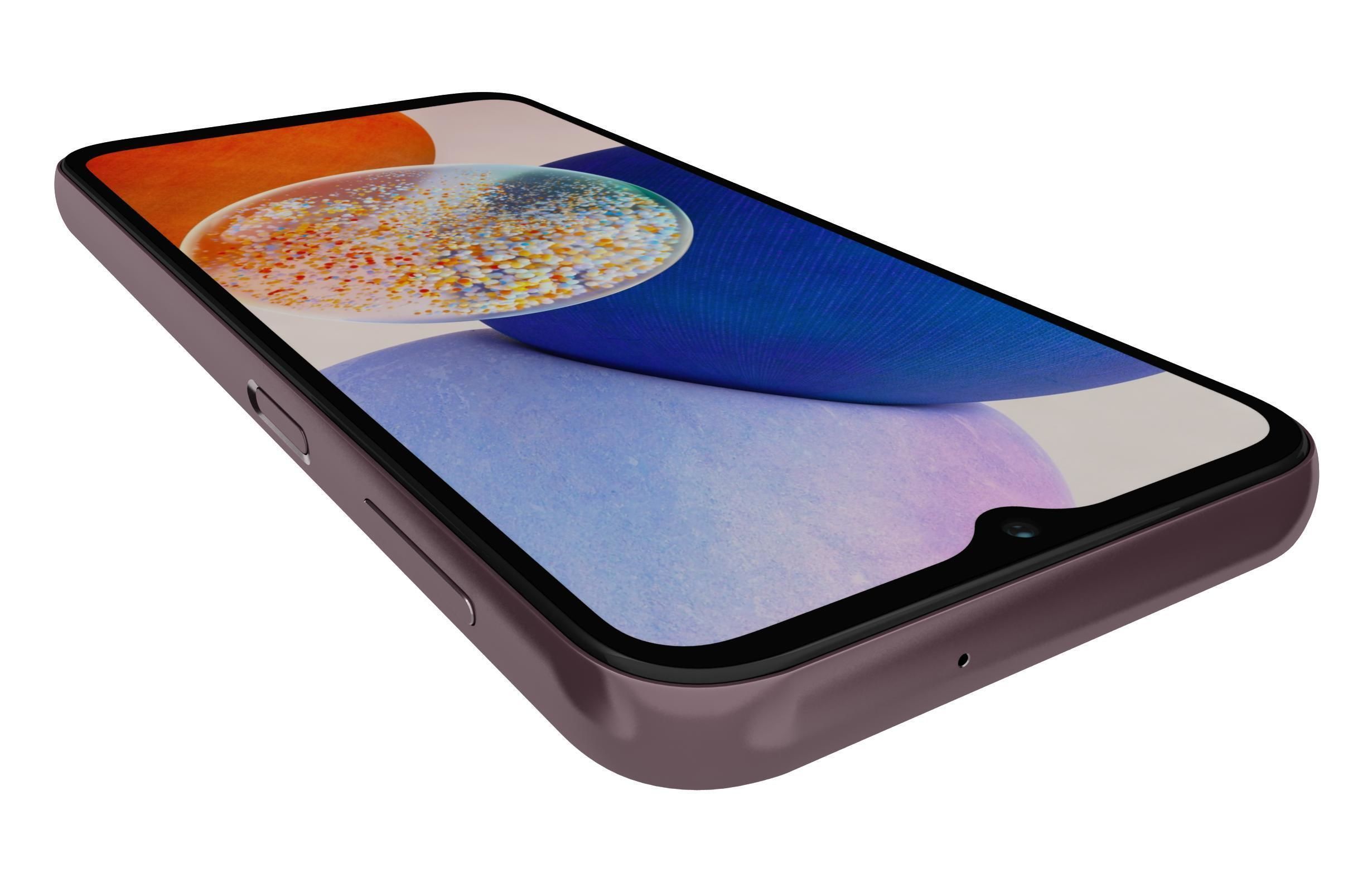 Samsung Galaxy A14 5G Dark Red 3D model_13