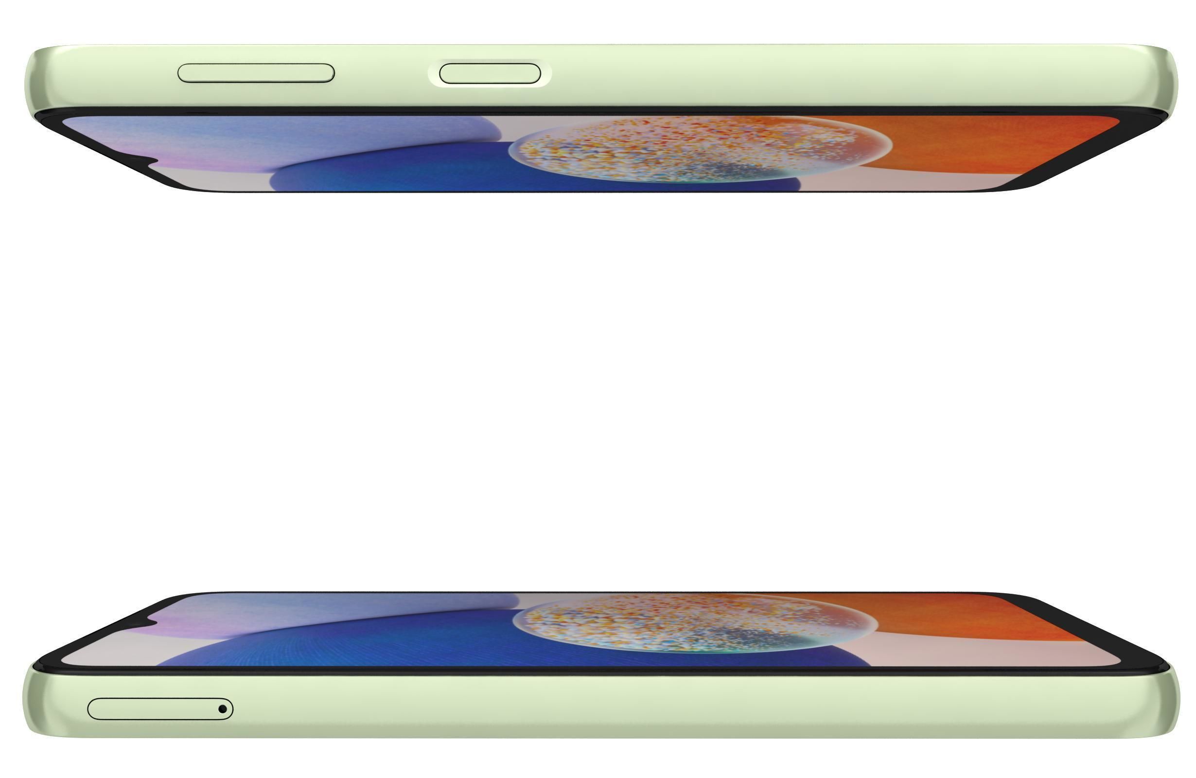 Samsung Galaxy A14 5G Light Green Low-poly 3D model_9