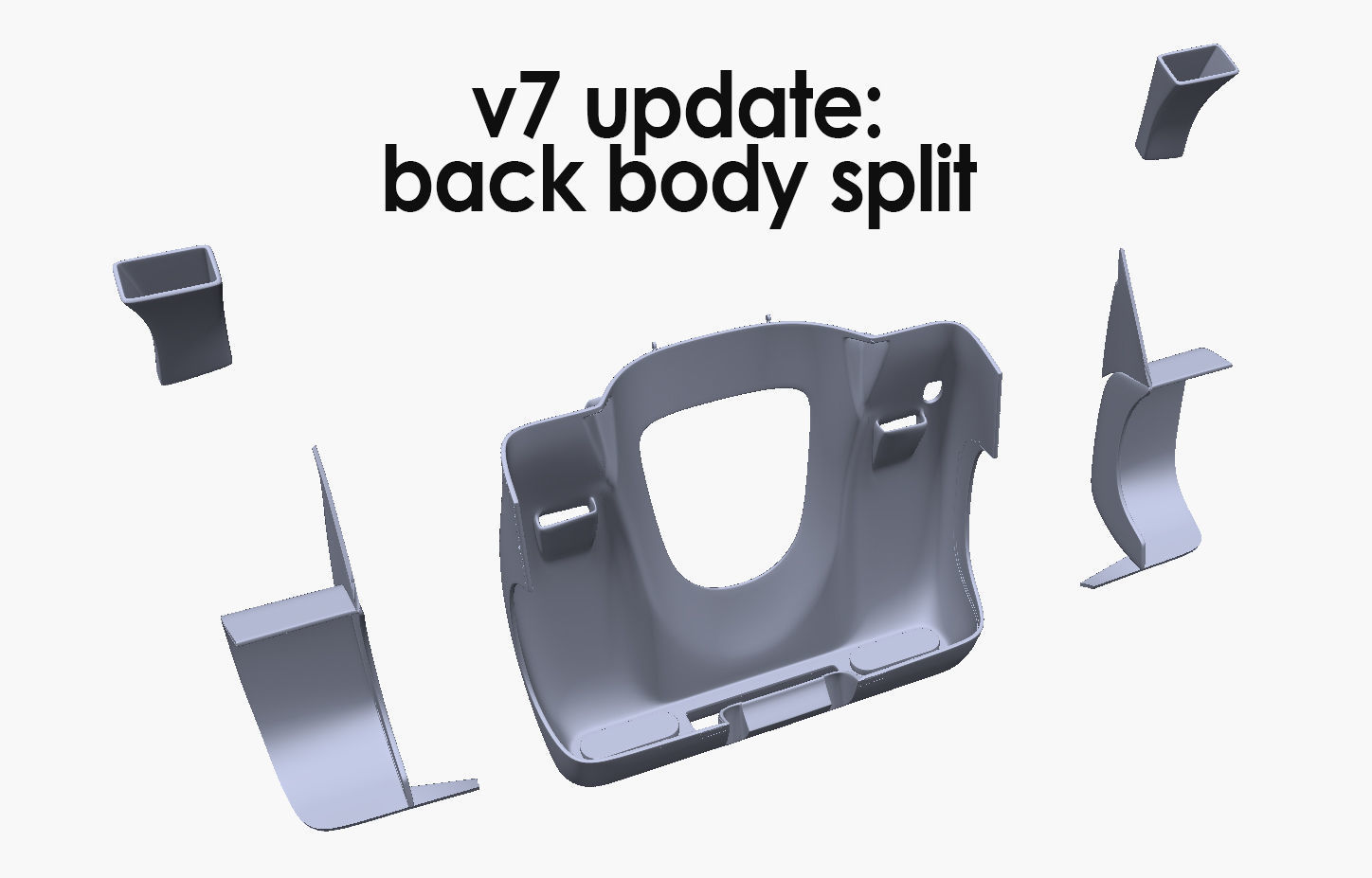 Ferrari 312P Berlinetta Modern - Car Kit 3D print model_18