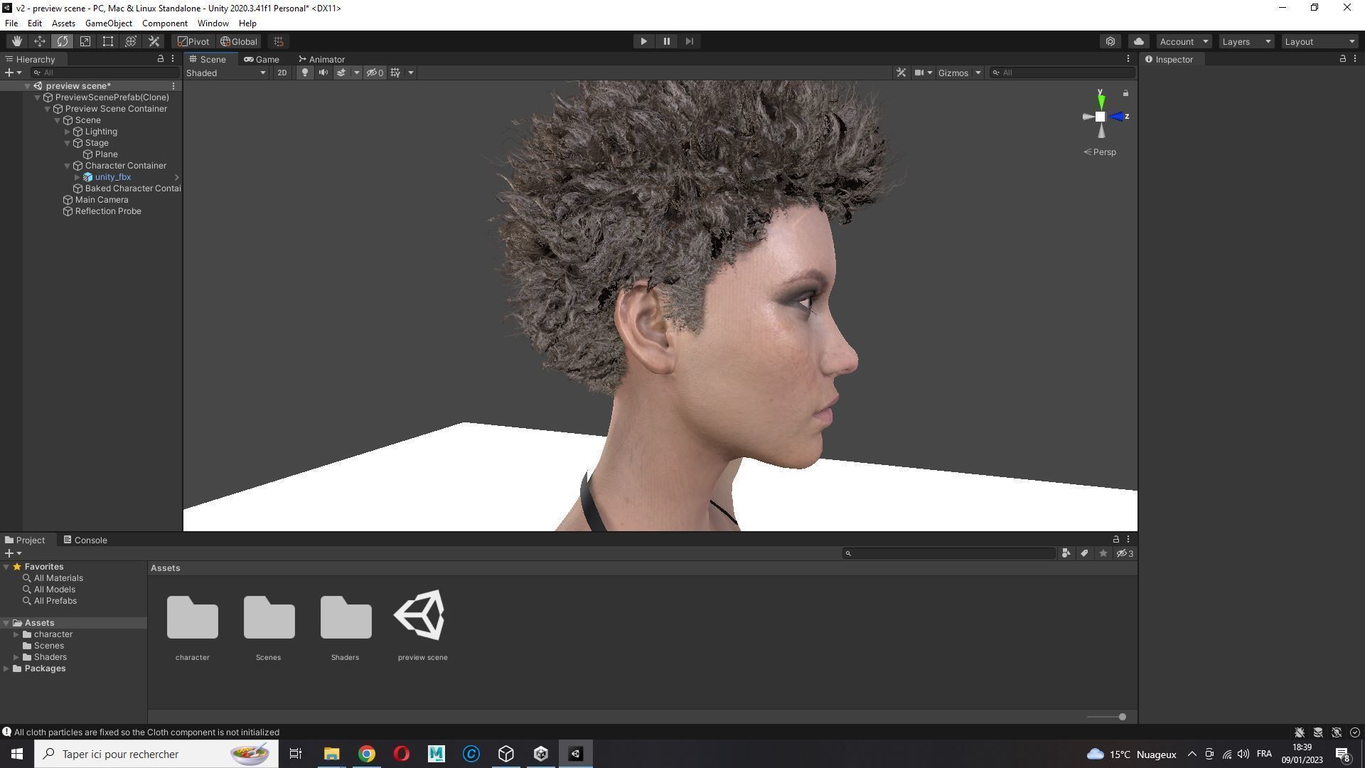 Realistic African Woman afro Low-poly 3D model_29