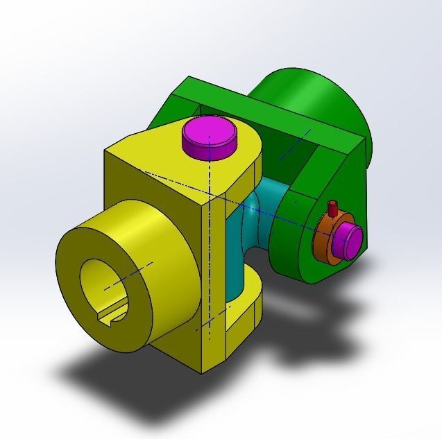 UNIVERSAL JOINT 3D print model_7