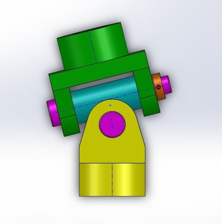 UNIVERSAL JOINT 3D print model_4