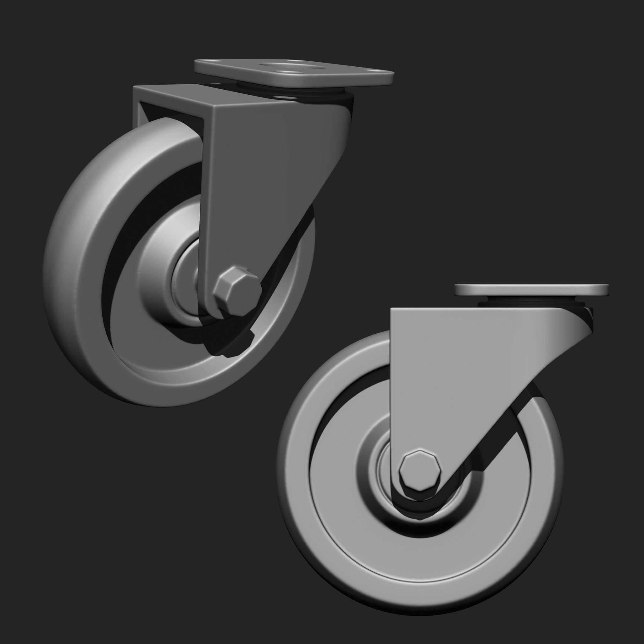 Wheels Collection Imm Brush Pack 10 in one 3D model_4