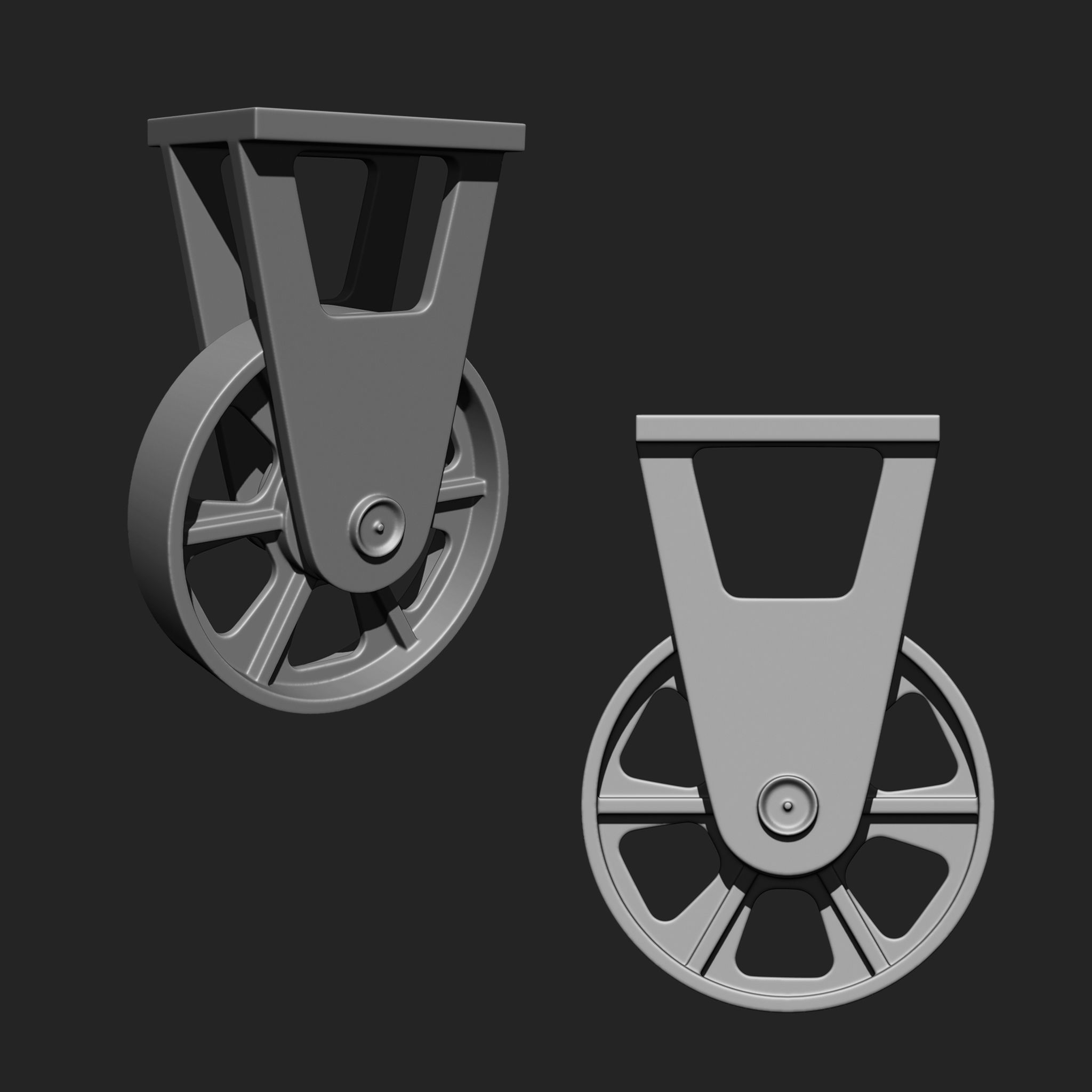 Wheels Collection Imm Brush Pack 10 in one 3D model_8